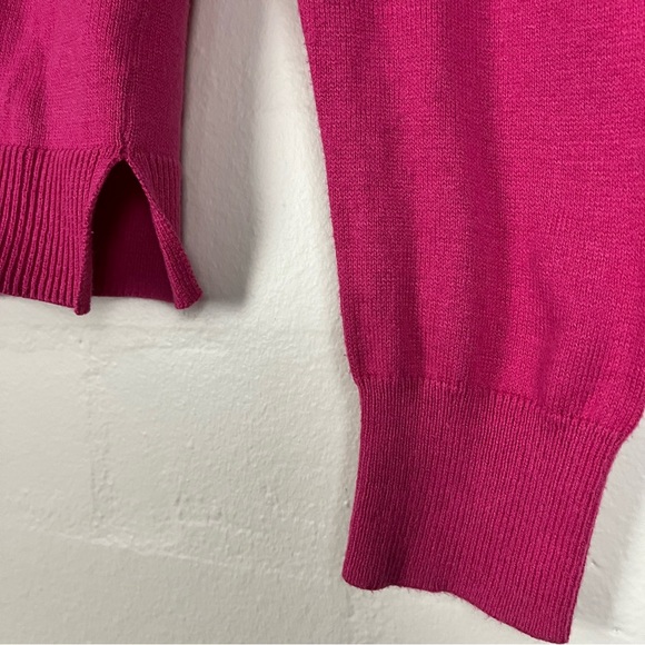 Gap Kids sz XXL (14-16) girls Cardigan Pink Longsleeve barbiecore cotton blend - Picture 4 of 11